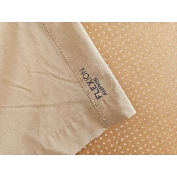 Eddie Bauer Flexion Amphib Shorts Mens 42 Khaki Brown Zip Pocket Outdoor - Picture 6 of 10